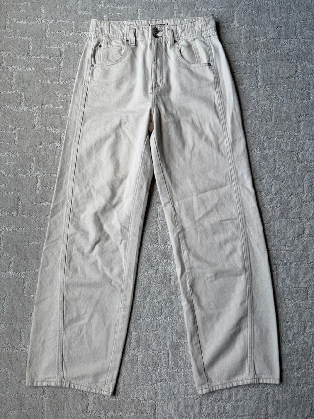 Free People We The Free Aster High Rise Straight Leg Jeans Womens